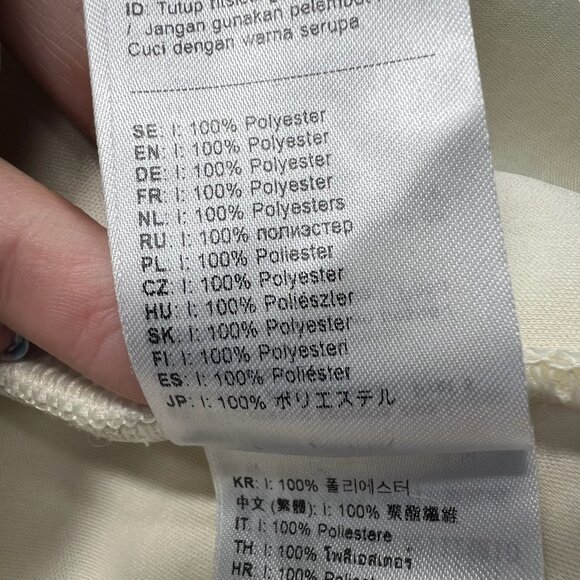 Fjall Raven Women's Vardag Pile Fleece Jacket in Cream Size Large - Picture 11 of 12